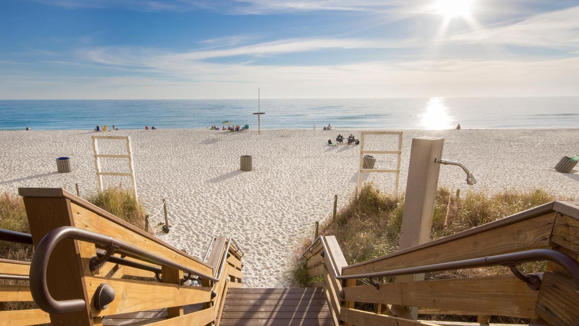 Tidewater Escape: 1Br/2Ba Beachfront Condo, Sleeps 6, Gulf Views & Comfort! Panama City Beach Exteriör bild