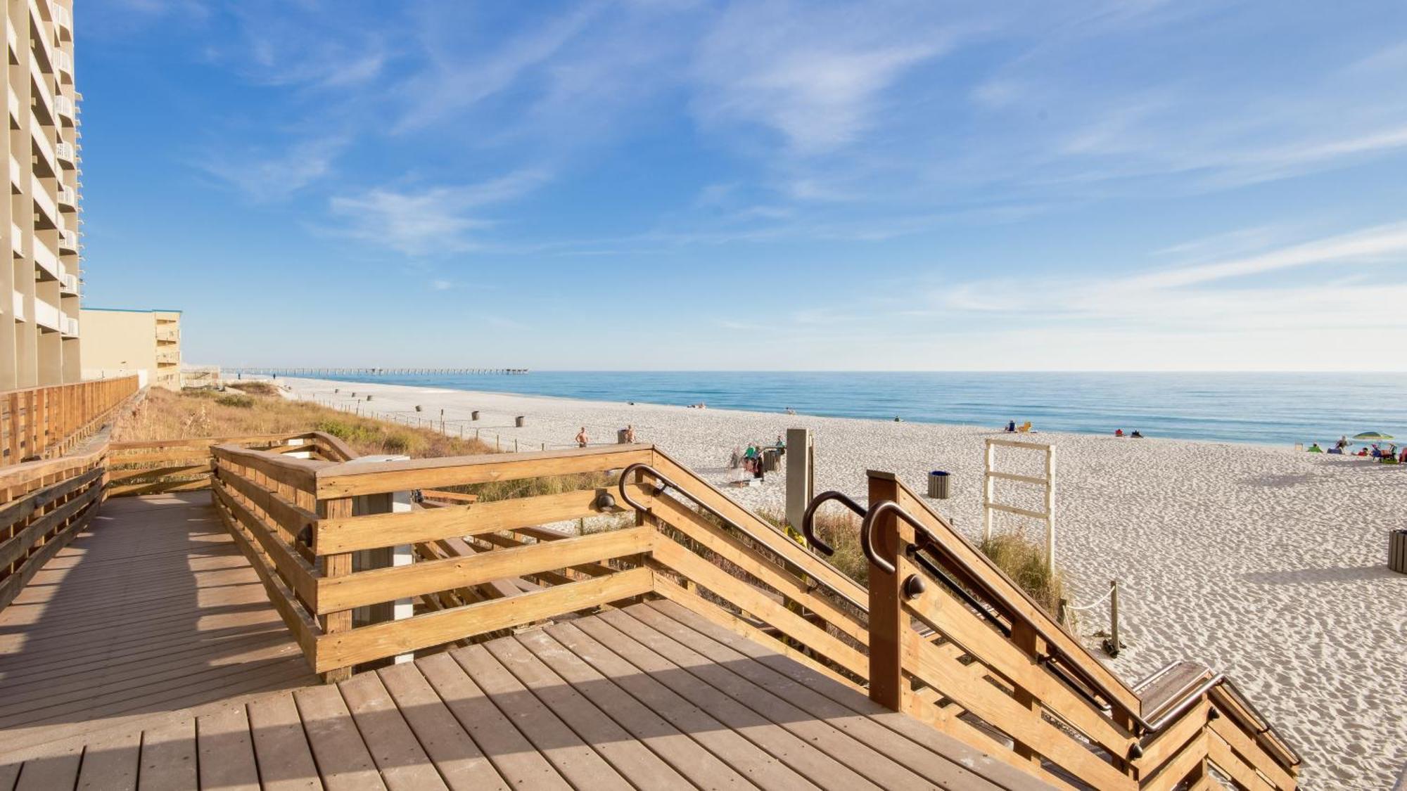 Tidewater Escape: 1Br/2Ba Beachfront Condo, Sleeps 6, Gulf Views & Comfort! Panama City Beach Exteriör bild